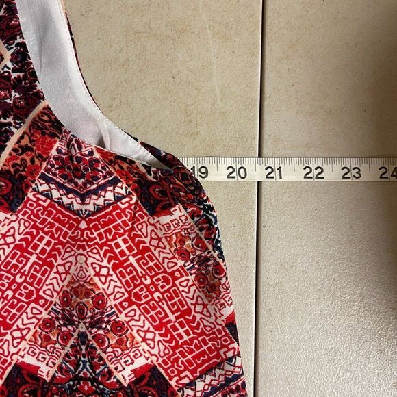 Market & spruce BoHO Handkerchief Sleeveless Blouse Tank Top M - Picture 9 of 10